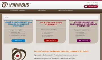 Fininbus gestions des intermittents et organisation de spectacles