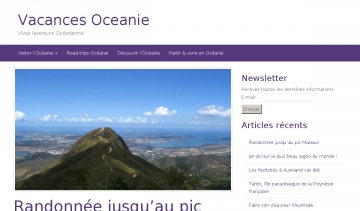 vacances en océanie 