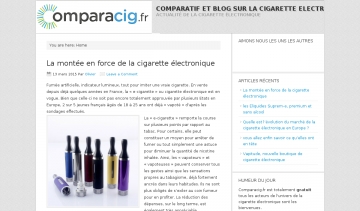 comparacig blog de cigarette electronique