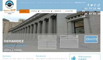 site internet d'un détective privé 