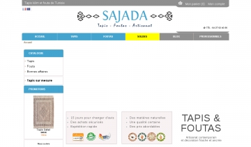 Sajada tapis et fouta