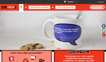SMalbumS : impression des SMS et MMS sur des objets ou des livres