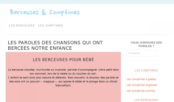 Berceuses et comptines