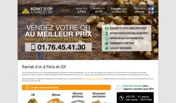 Rachat Or Paris : Revendez votre bijoux en or et métaux précieux à Paris et IDF 