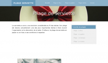 Site pliage-serviette.fr