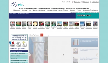 FlyPix: fabricant de structures gonflables publicitaires 