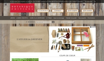 boutique en ligne botanique editions