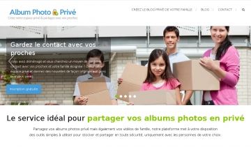 Créez votre espace sécurisé et partagez vos albums photo en privé