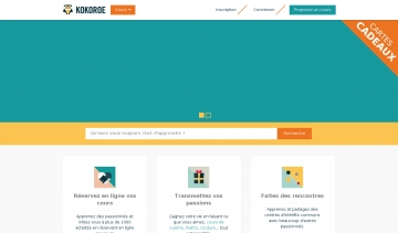 Kokoroe, plateforme de mise en relation de cours particuliers