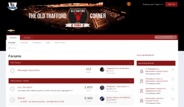 Old Trafford Corner, Communauté fan de Manchester United