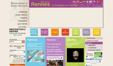Le site Tourisme Rennes