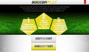 SoccerPlay, réseau social pour pratiquant de foot loisir