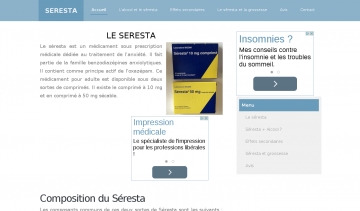Capture d'écran de www.seresta.fr