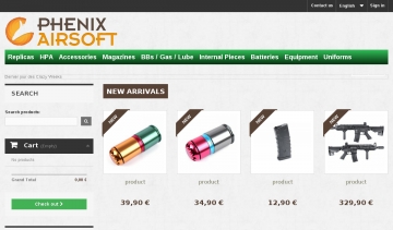 PhenixAirsoft, la Boutique en ligne Airsoft