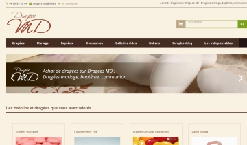 Dragées md, spécialiste en dragées sur internet