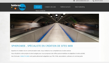 Spheroweb, Créateur de site web