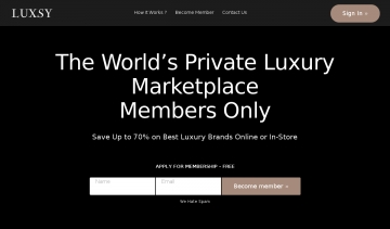 Luxsy.com: marques de luxe en ligne