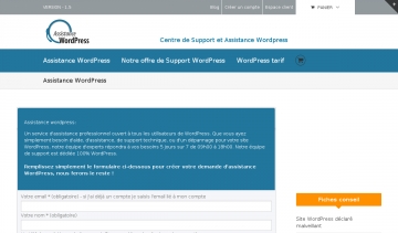 assistance wordpress