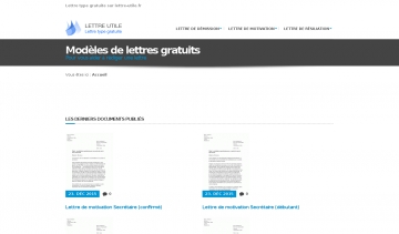 Modèles de Lettres à télécharger.