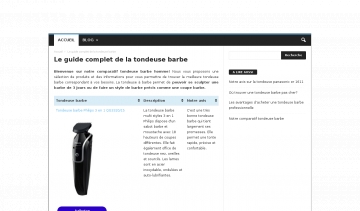 Tondeuse barbe, un guide de tondeuses de qualité pour hommes