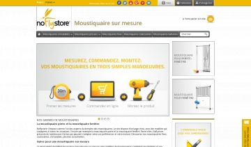 Noflystore, vente de moustiquaire sur mesure