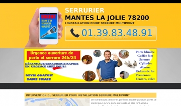 La serrurerie Mantes-la-Jolie, entreprise de serruriers et de métalliers