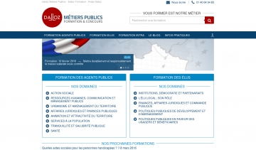 Dalloz Formation Métiers Publics, formation aux métiers publics