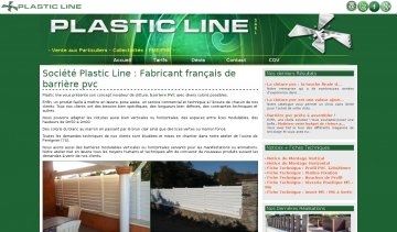 Plastic line sarl pour votre cloture pvc
