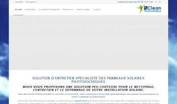 clean-photo entreprise nettoyage maintenance panneaux solaires