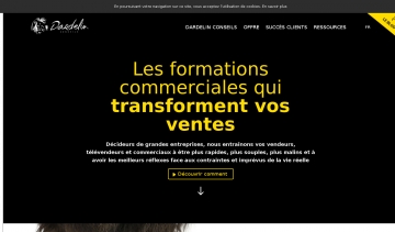 Dardelin, le cabinet qu'il vous faut pour l'entrainement de votre équipe commerciale
