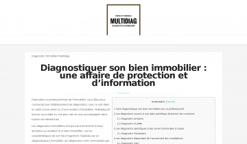 multidiag, diagnostic immobilier