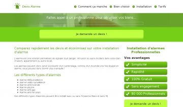 Top-Alarme, plateforme en ligne de devis alarme