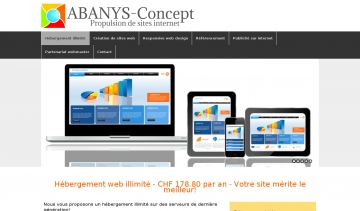 Abanys-Concept, entreprise d'hébergement web en Suisse.
