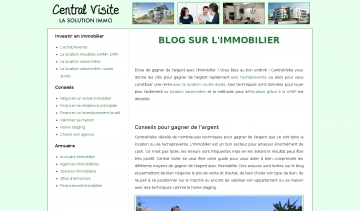 Central Visite, guide d'informations sur le secteur immobilier