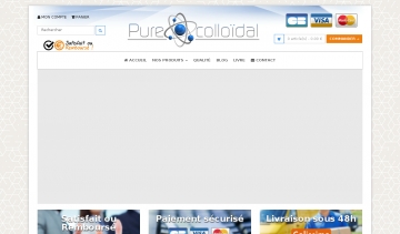 Pure Colloïdal, entreprise de vente en ligne d'argent colloïdal