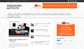 Magazine Auto, blog informant sur l'univers de l'automobile