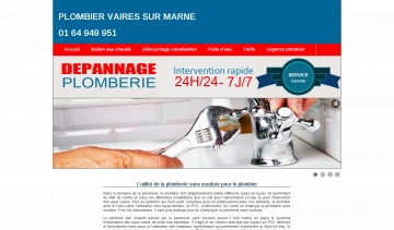 Plombier Vaires-sur-Marne, agence de plomberie moins chère