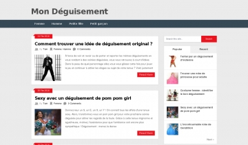 Mon déguisement, le meilleur portail web pour choisir votre déguisement.