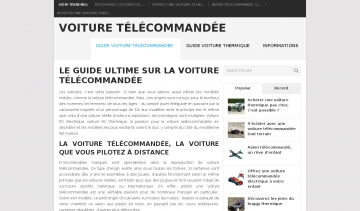 Voiture télécommandée, tout ce que vous devez savoir
