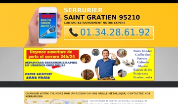 Serrurier Saint-Gratien,  agence de serrurerie professionnelle