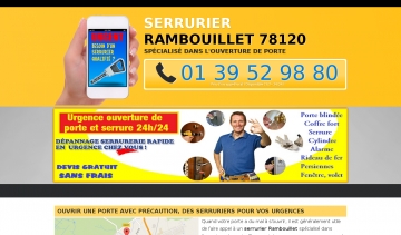 Serrurier Rambouillet, entreprise spécialisée dans les travaux de serrurerie.