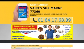 Serrurier Vaires-sur-Marne, entreprise de serrurerie satisfaisante