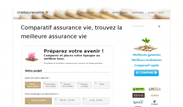 UneAssuranceVie.fr, le choix simple et avantageux pour votre assurance vie.