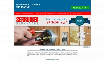 La serrurerie Champs-sur-Marne, votre meilleure option de sécurisation.