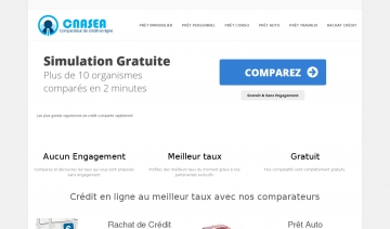 Cnasea, le meilleur comparateur de crédit en ligne