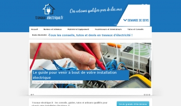 le site travaux-electrique, le guide pour les travaux électriques