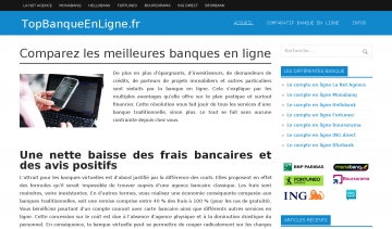 Top Banque en Ligne, comparateur des banques sur internet