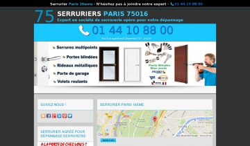 Serruriers qualifiés et expérimentés disponibles dans le 16e à Paris