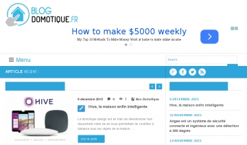 blog domotique
