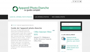 Appareil photo étanche, guide sur l'appareil photo étanche